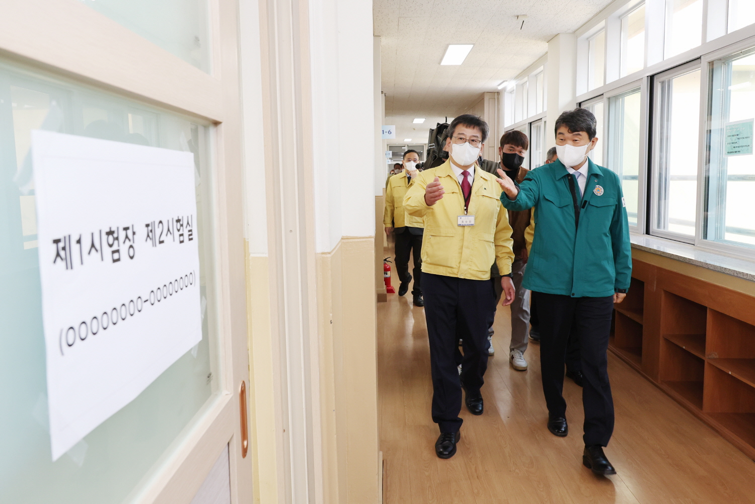 이주호 부총리 겸 교육부장관은 2023학년도 대학수학능력시험 준비상황과 시험장 안전을 점검했다.