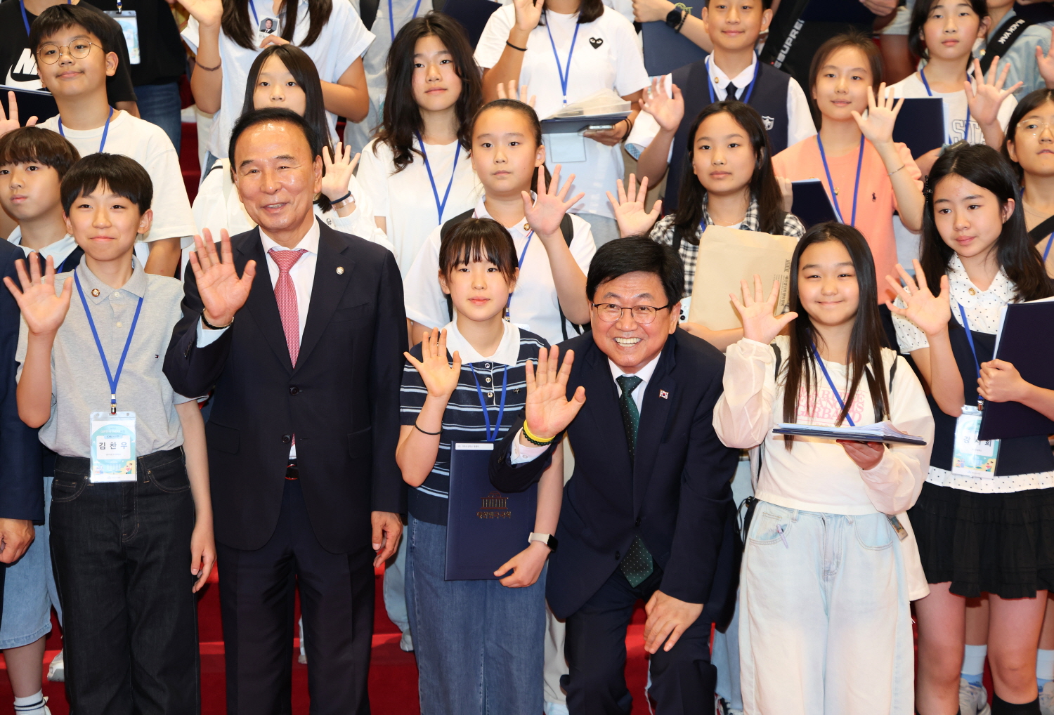 최교진 교육부 장관은 7월 24일(금) ‘제22회 대한민국어린이국회’에 참석해 어린이의원과 지도교사들을 격려