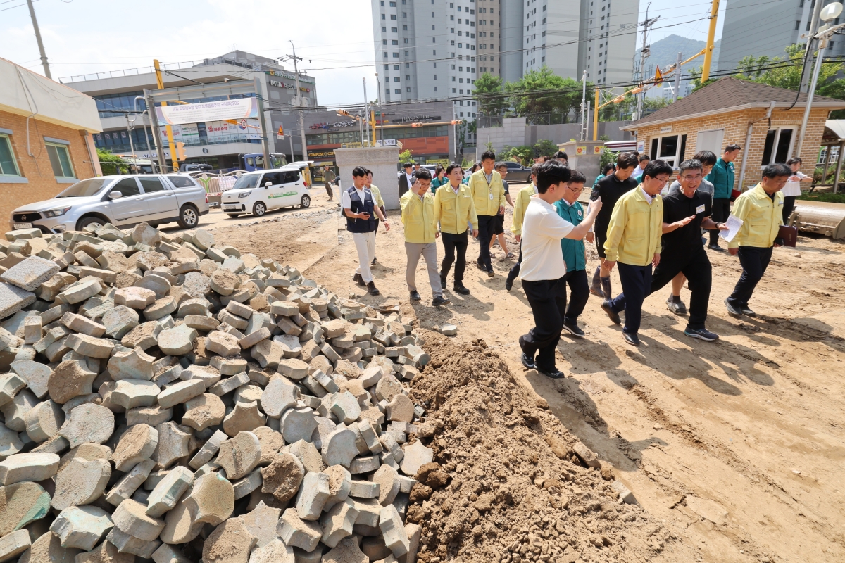 집중호우 피해학교 현장방문