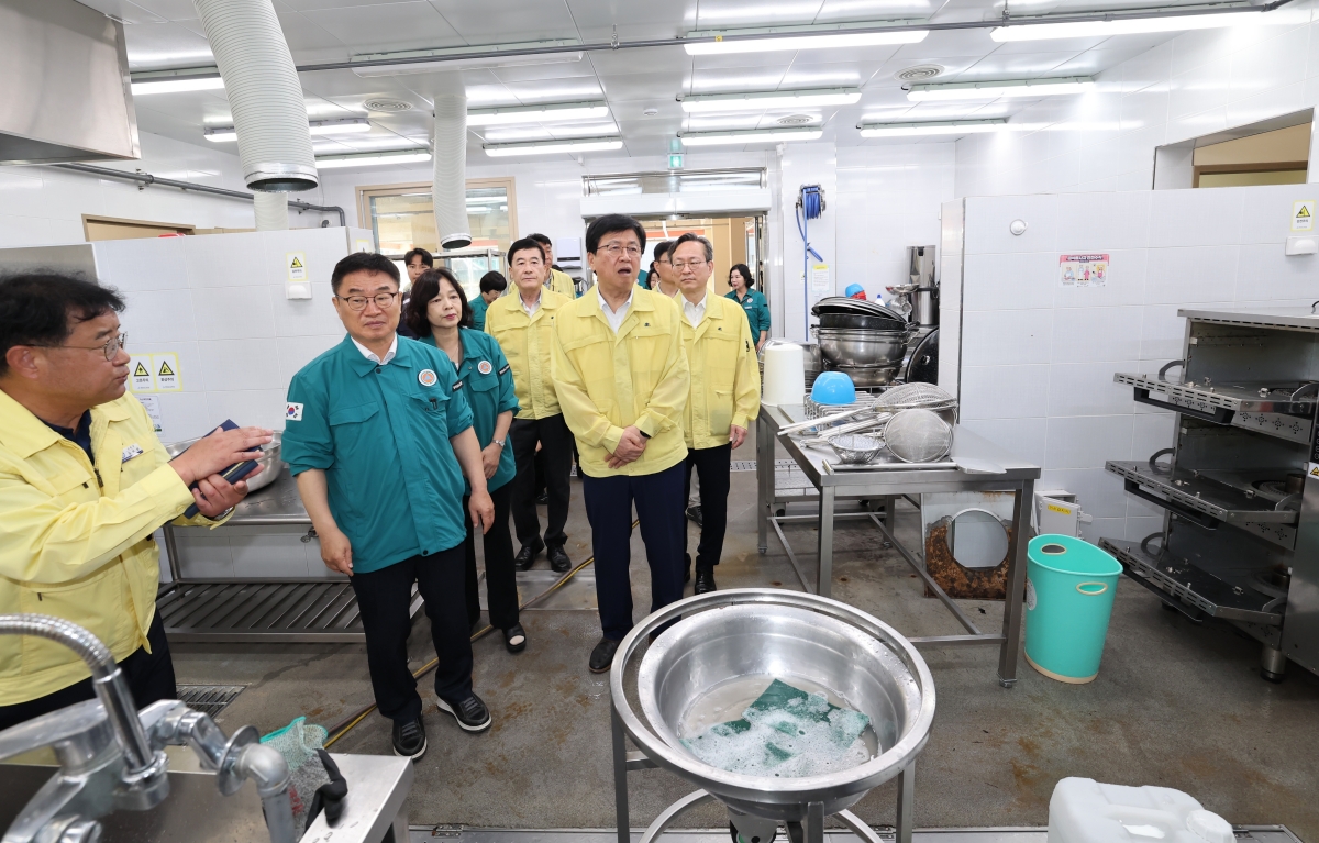 집중호우 피해학교 현장방문