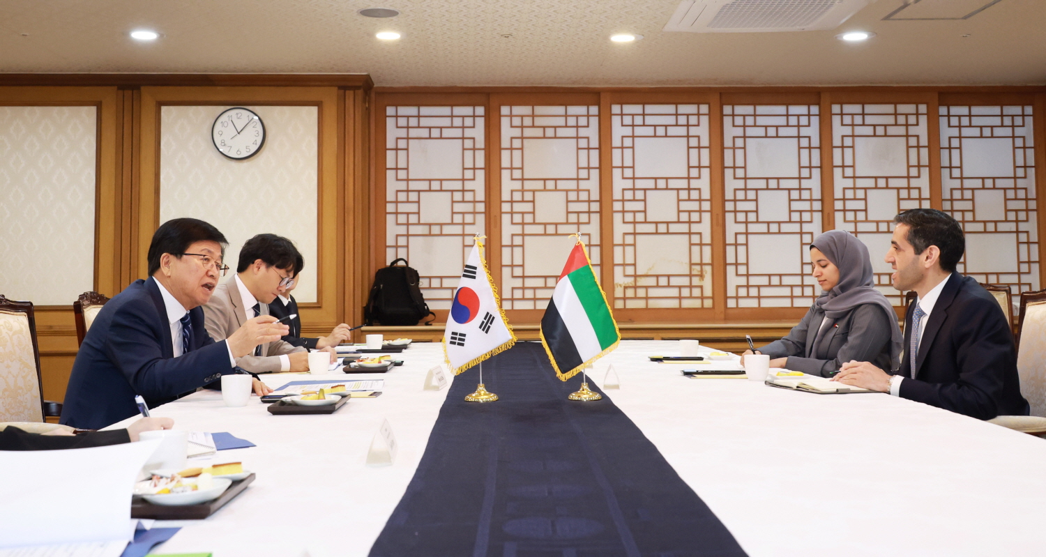 주한 아랍에미리트(UAE) 대사를 면담