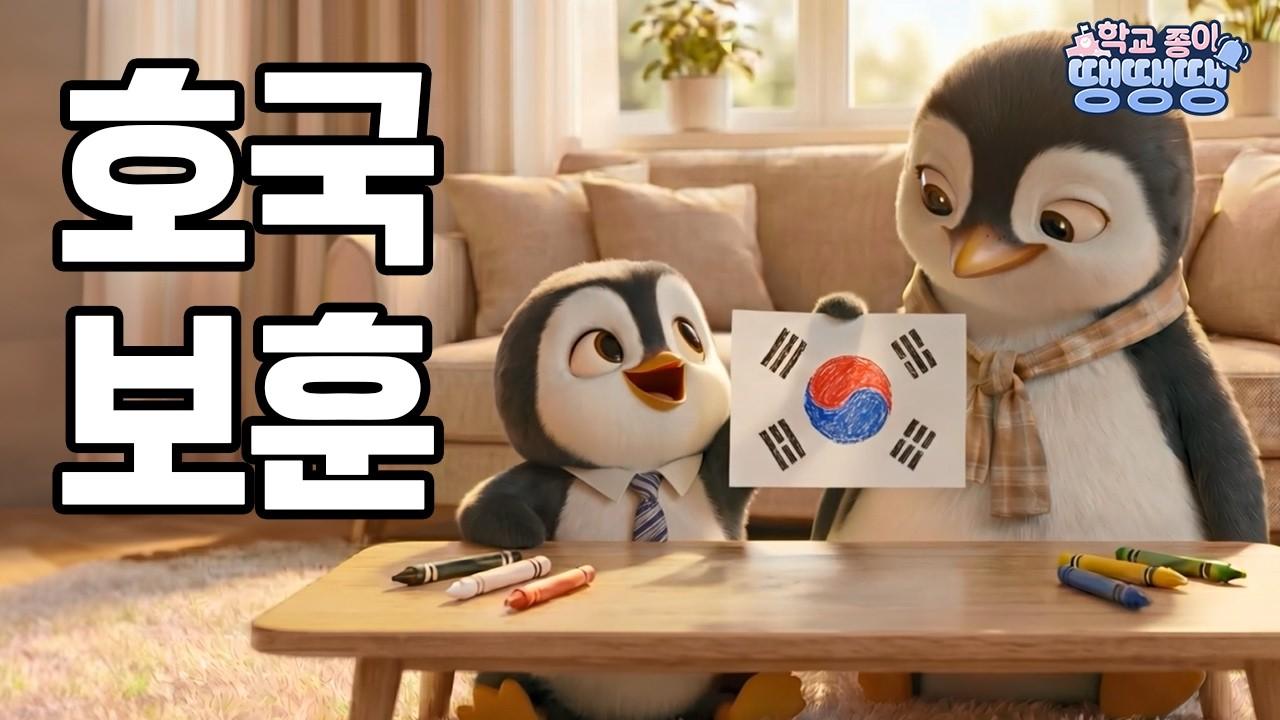 6월의 역사와 태극기 게양 방법?? l 학교종이 땡땡땡
