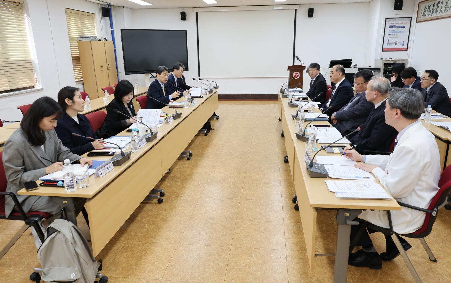 의대 운영대학(경북대학교) 현장 간담회