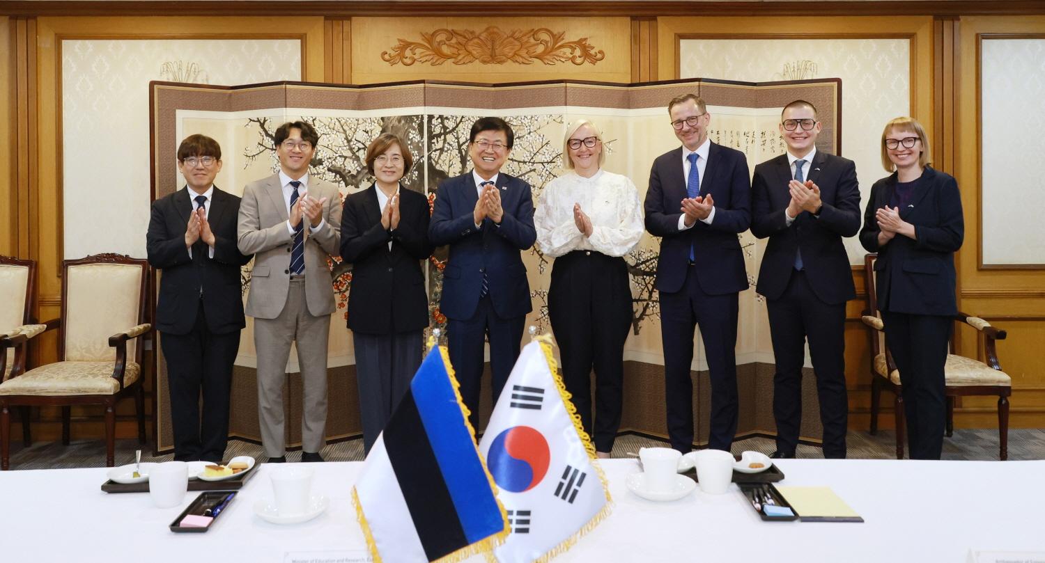 에스토니아 교육연구부 장관 면담