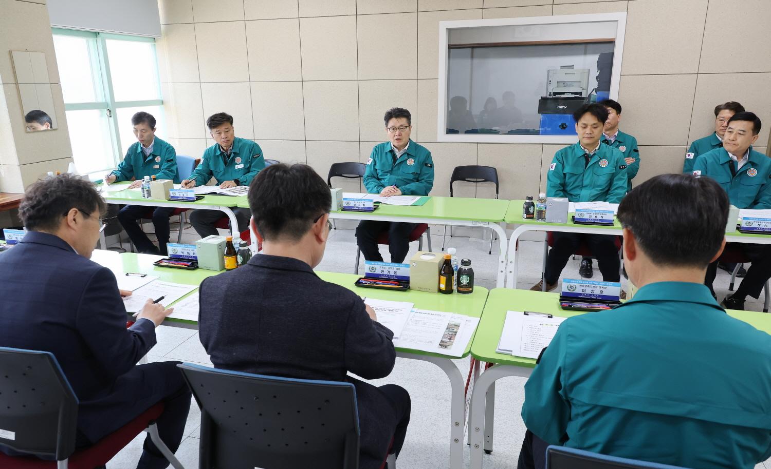 경북 영덕 산불 피해학교 현장방문