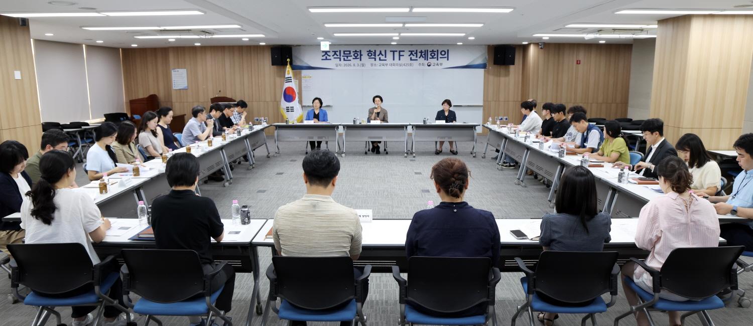 조직문화 혁신 특별팀 전체회의